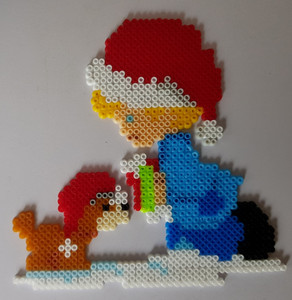Mary G, Boy with dog, Hamabeads, 10.20.jpg